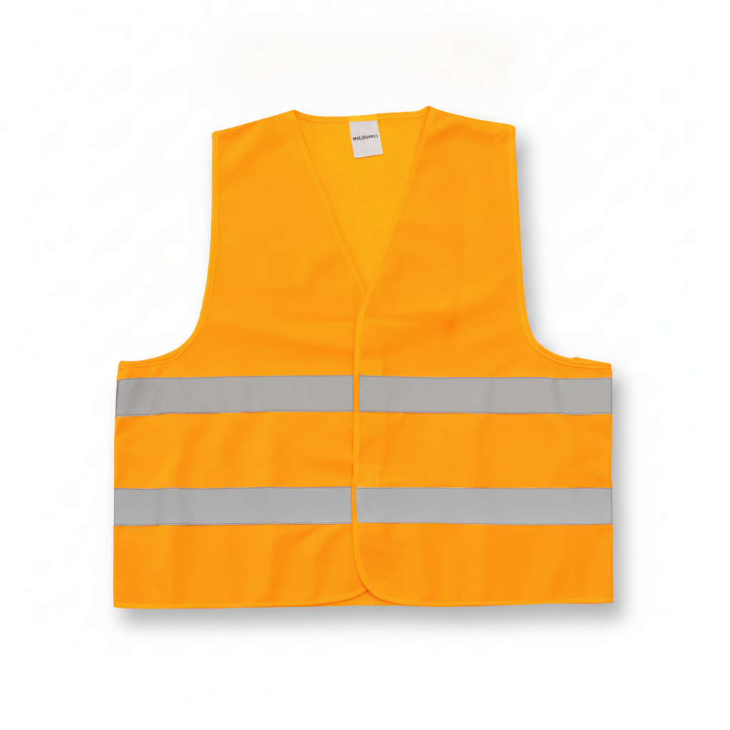CHALECO FLUOR.NARANJA C/REFLE