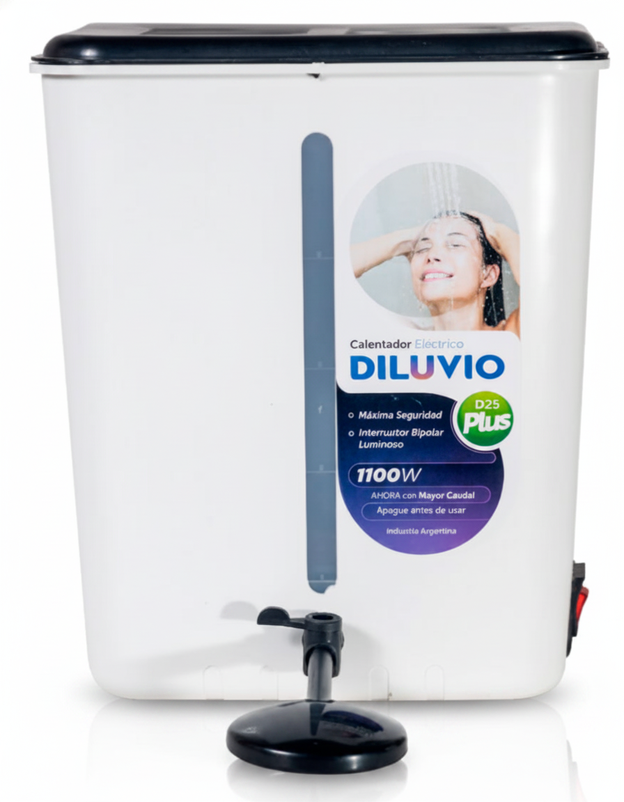 Calefón plástico D25 Plus