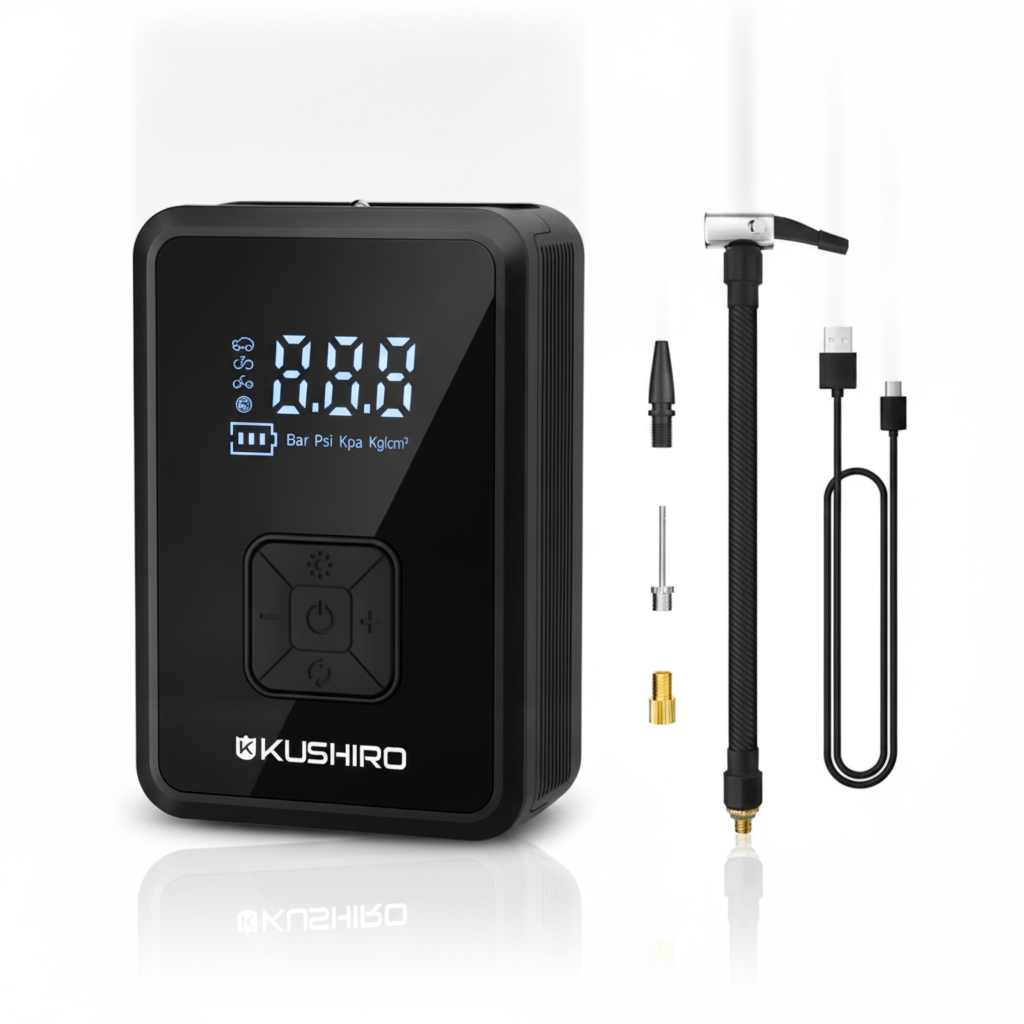 Inflador Digital Portátil a Batería de Litio 150 PSI con Luz LED