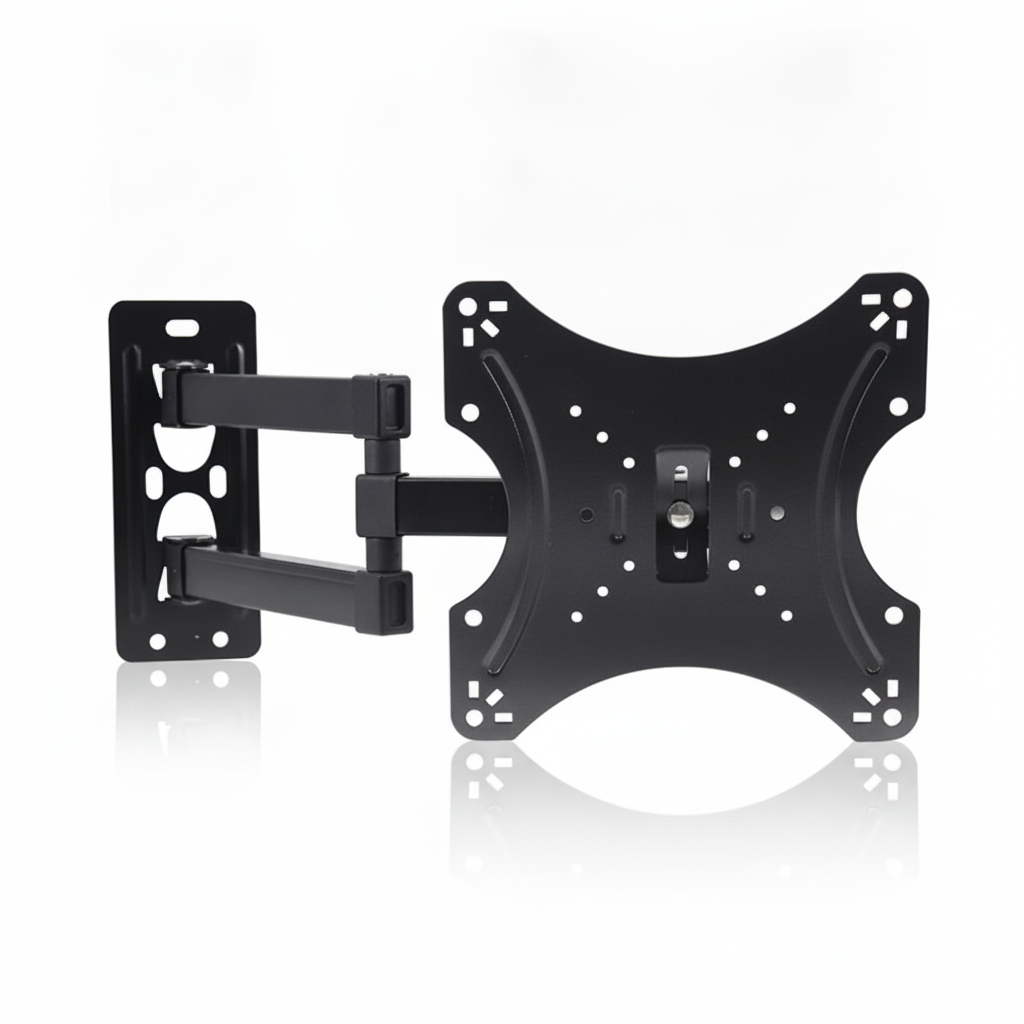 Soporte de Pared Articulado para TV 14" a 42" Vonne – 3 Brazos de Extensión - Fondo blanco