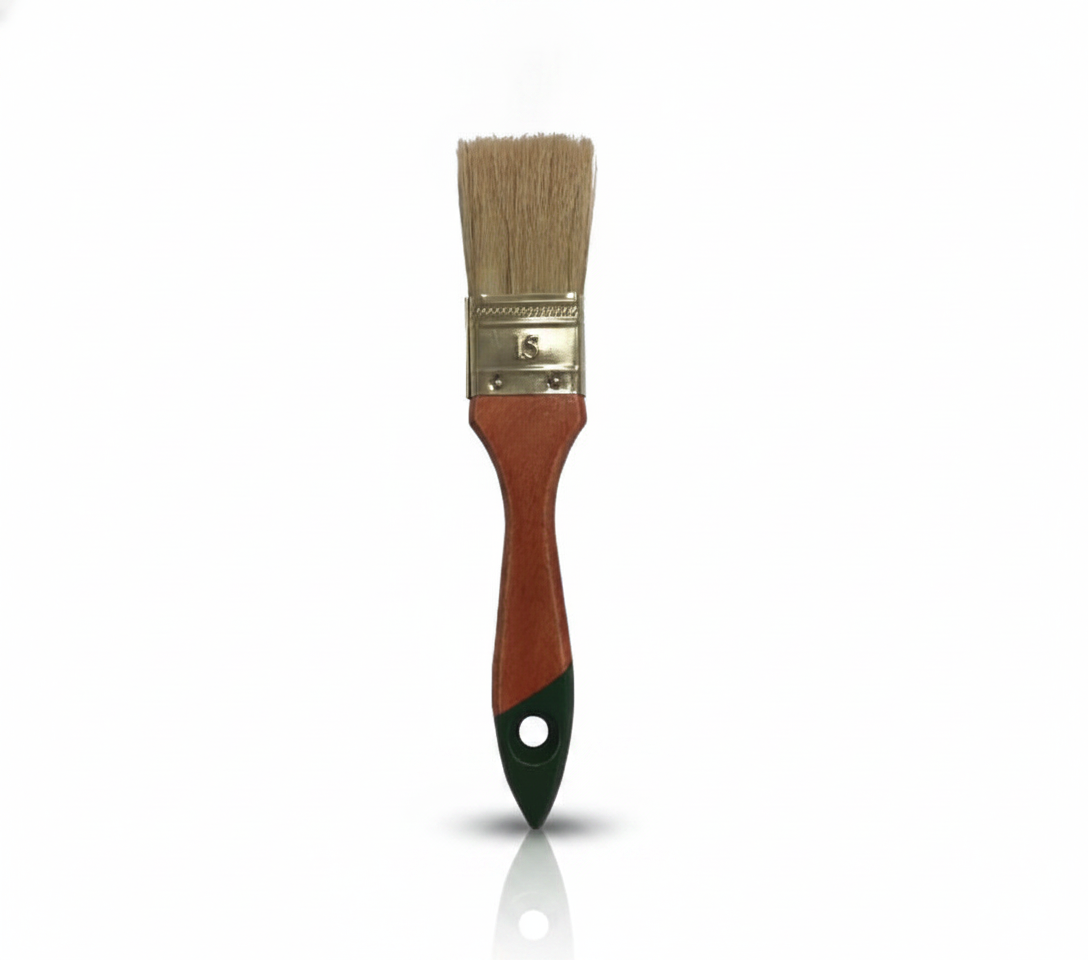 Pincel Profesional de 1″ – Cerdas Combinadas Top 70-90 y Cabo de Madera