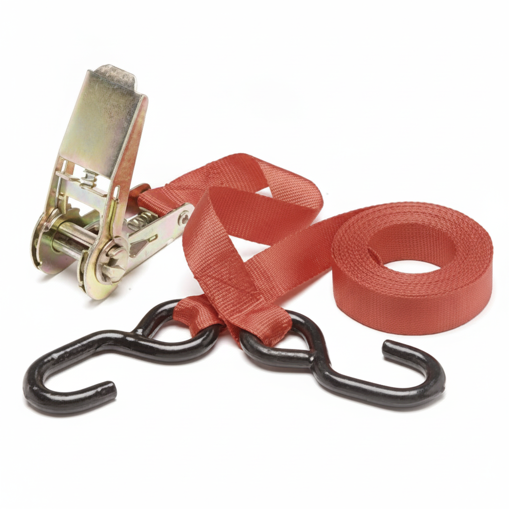 Cinta de Amarre con Crique y Traba 1″ × 5 Metros (500 lbs / 226 kg) – IAEL (LI-001)