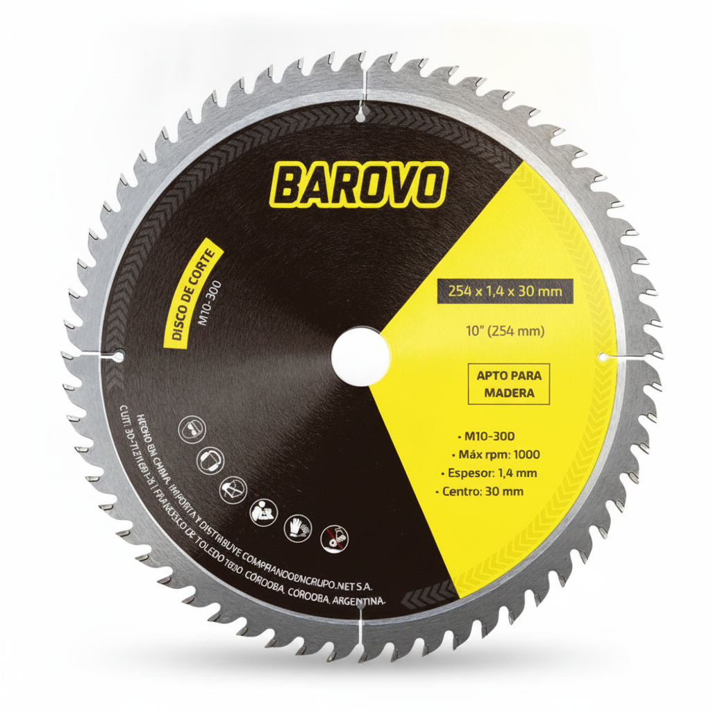 Disco de Sierra Circular para Madera 9 1/4″ (235 mm) – 48 Dientes
