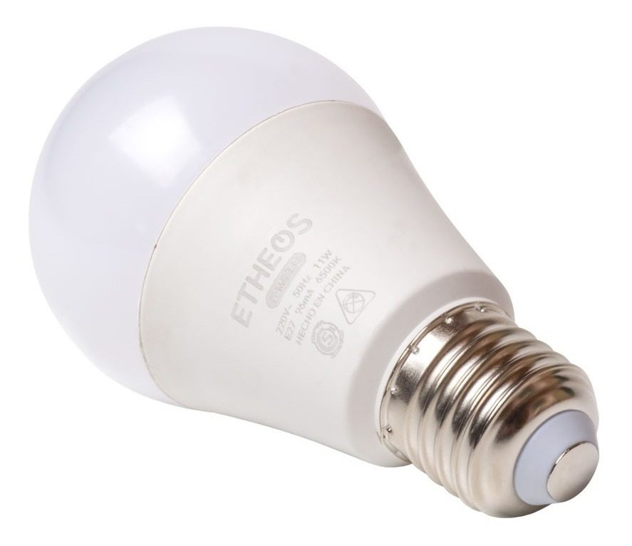 Lampara Led 15w Calida 1300lm E27 Vida Util 15000hs Transparente