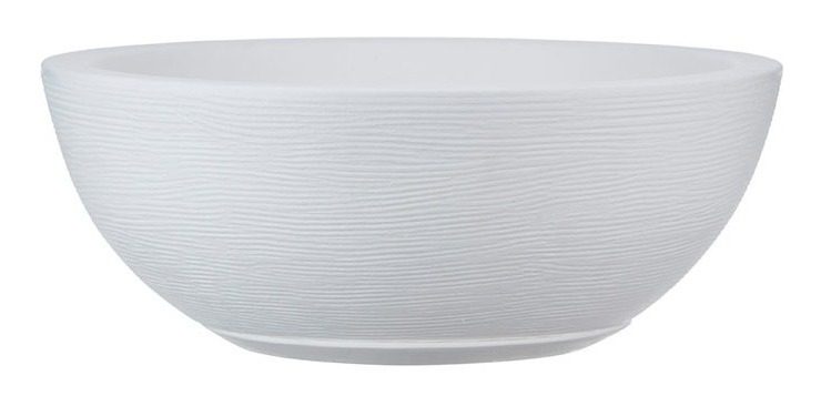 Maceta Bol Floridis Amsterdam 44×19cm Blanco Blanco