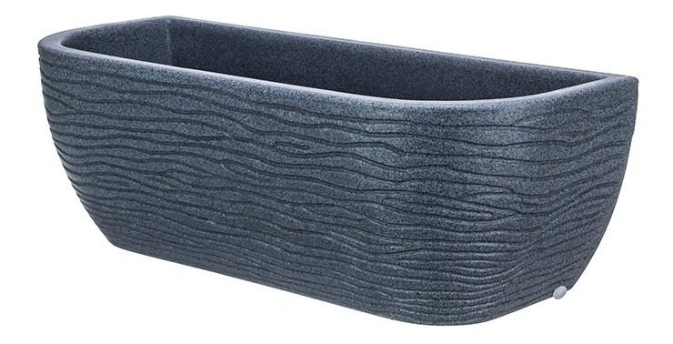 Maceta De Pared Floridis Florencia 46×17cm Gris Grafito Gris Grafito