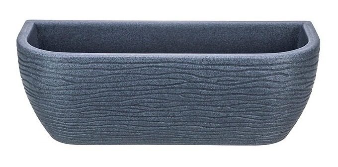 Maceta De Pared Floridis Florencia 46×17cm Gris Grafito Gris Grafito - 1
