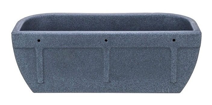 Maceta De Pared Floridis Florencia 46×17cm Gris Grafito Gris Grafito - 2