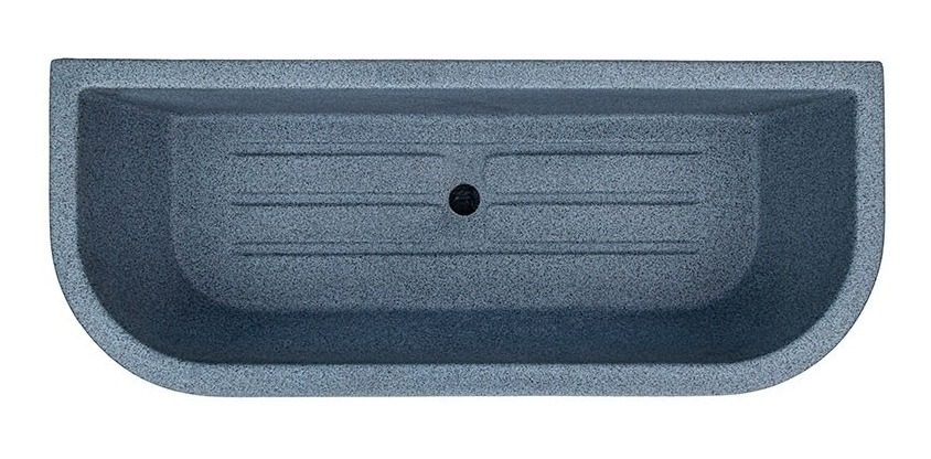 Maceta De Pared Floridis Florencia 46×17cm Gris Grafito Gris Grafito - 3