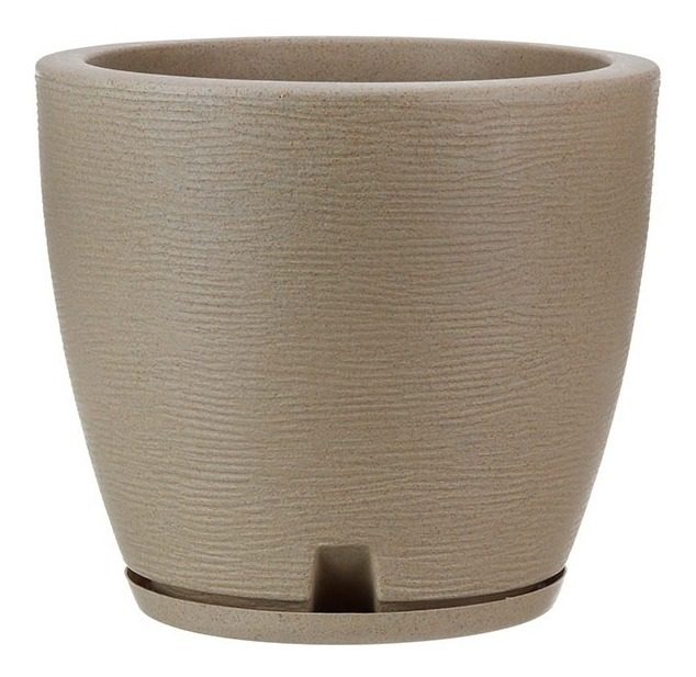 Maceta Floridis Amsterdam 27×28cm Beige - 1