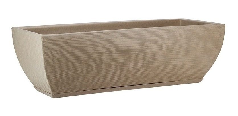 Maceta Jardinera Floridis Amsterdam 75×25cm Beige