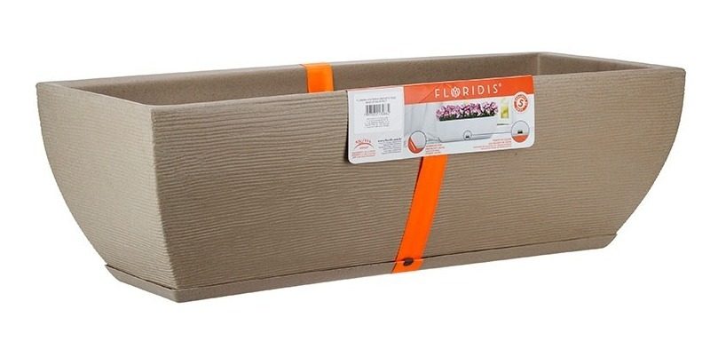 Maceta Jardinera Floridis Amsterdam 75×25cm Beige - 2