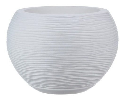 Maceta Floridis Florencia 17×19cm Blanco