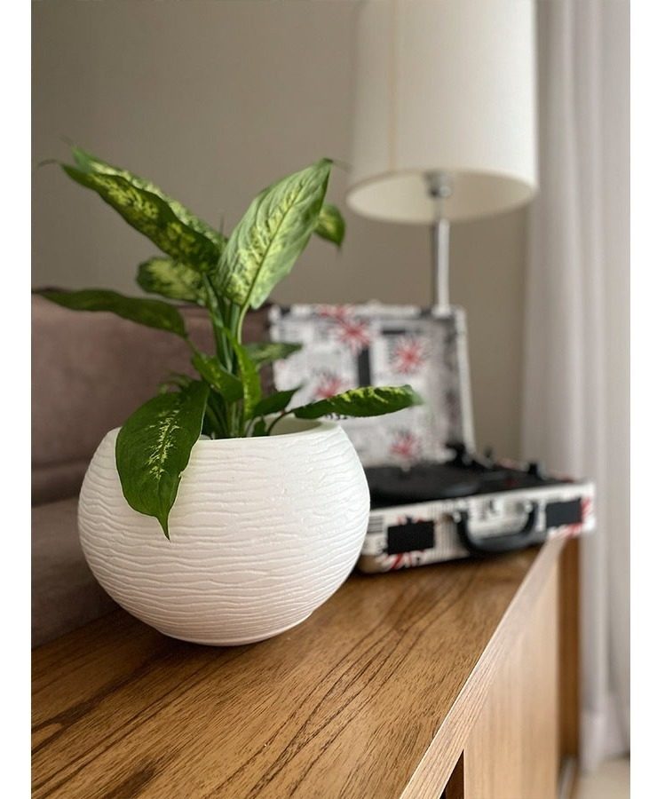 Maceta Floridis Florencia 17×19cm Blanco - 3
