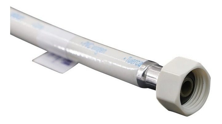 Flexible Pvc 1/2 × 40 Cm C/refuerzo Metalico Gloa - 2