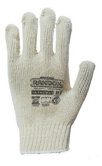 Guantes Liviano Moteado Randon Gris G7 3 Cabos De Algodón  - 2