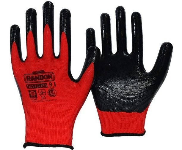 Guante Mecano G13 Jersey Poliamida Bañado En Nitrilo X Par