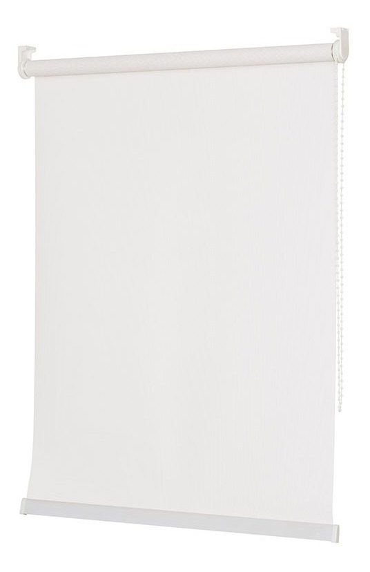 Cortina Blanca Blackout 90x160cm Sistema Roller Pvc 430g/m² Blanco