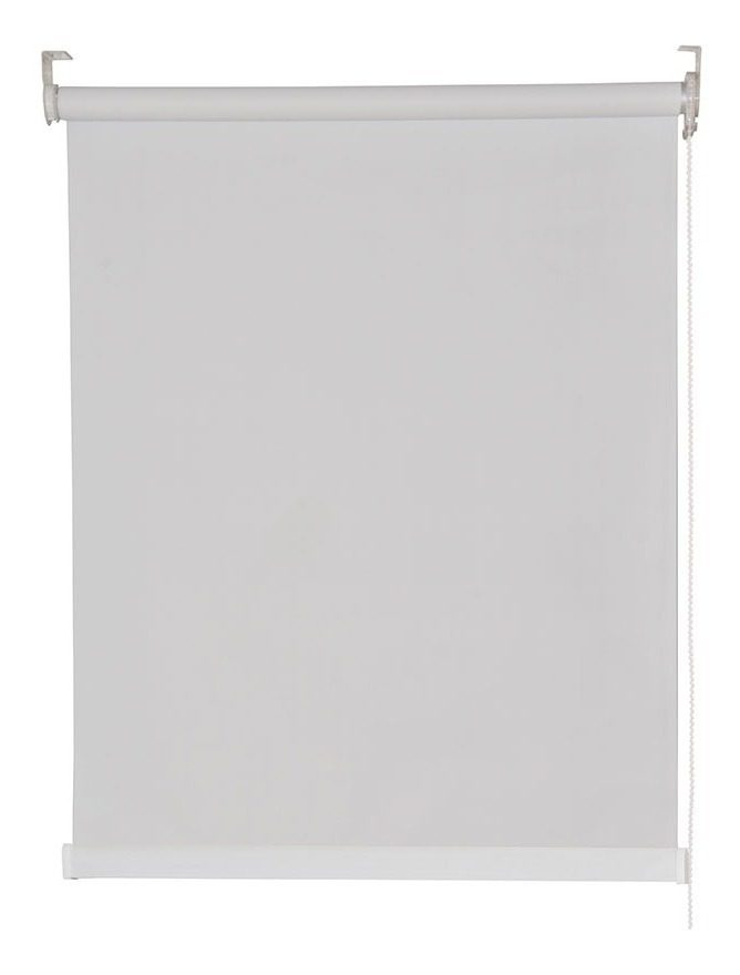 Cortina Blanca Blackout 150x160cm Sistema Roller Pvc 430g/m² Blanco - 1