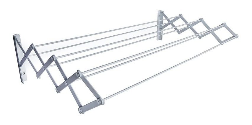 Tendedero Plegable De Pared 42x80×16cm 8kg Max Blanco