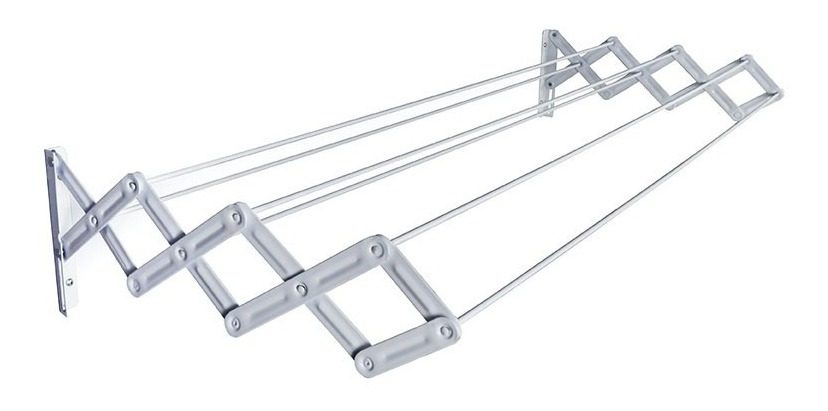 Tendedero Plegable De Pared 42cm×1mts×16cm Blanco