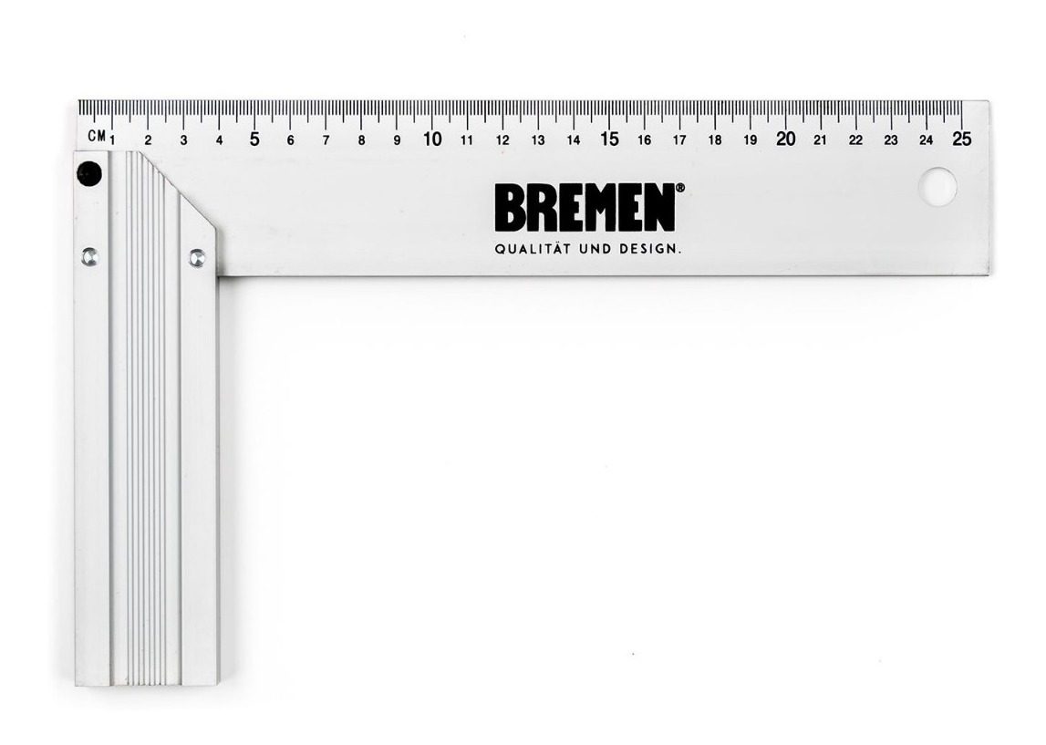 Escuadra Carpintero De Aluminio 12  Profesional Bremen