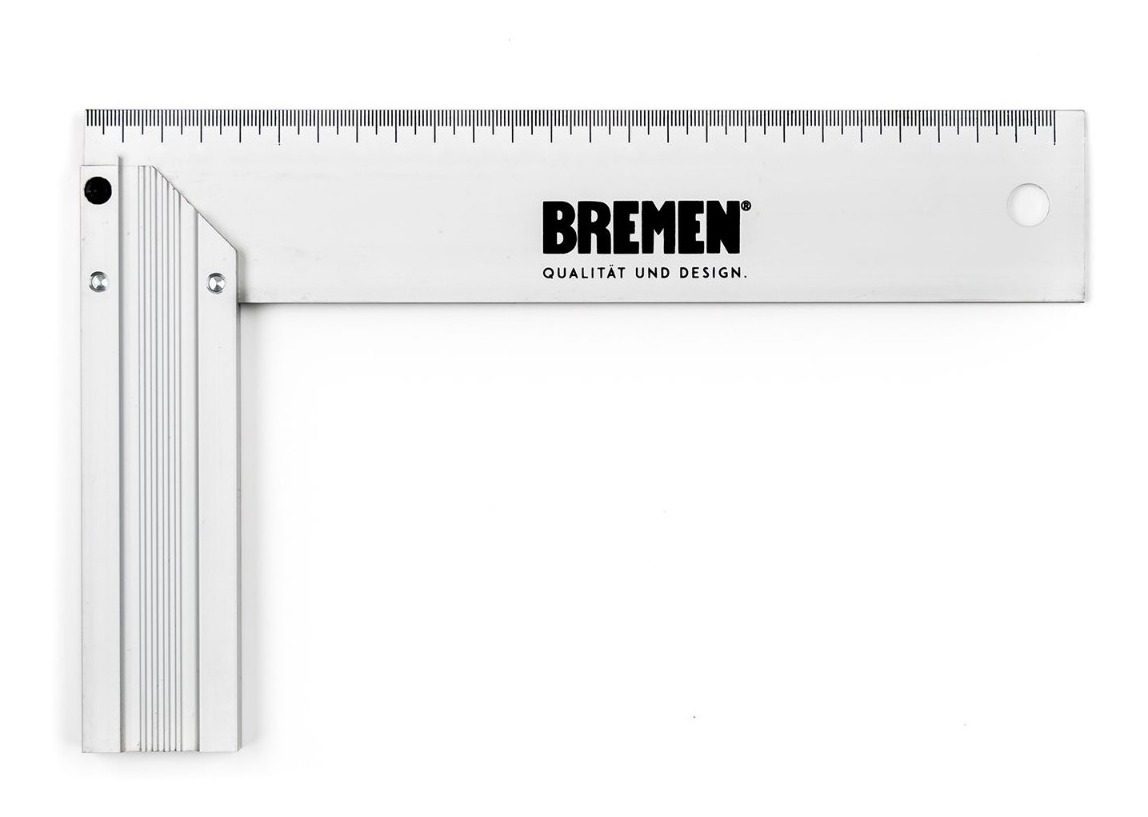 Escuadra Carpintero De Aluminio 14   Profesional Bremen 