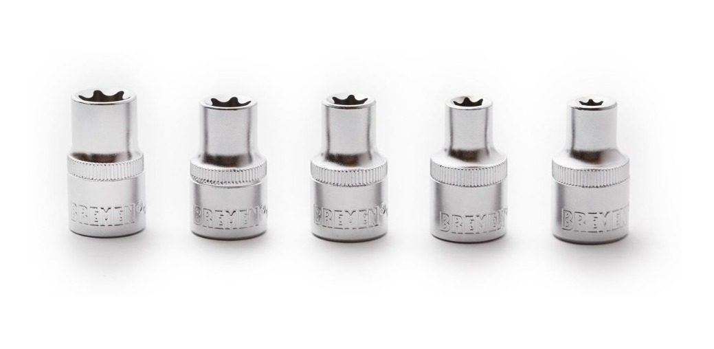 Juego De Bocallaves Torx 5 Piezas Encastre 1/2  Bremen  - 1
