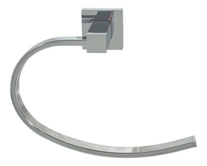 Toallero Aro Metalico Linea Loto 22,5×22,5cm Cromo Brillante