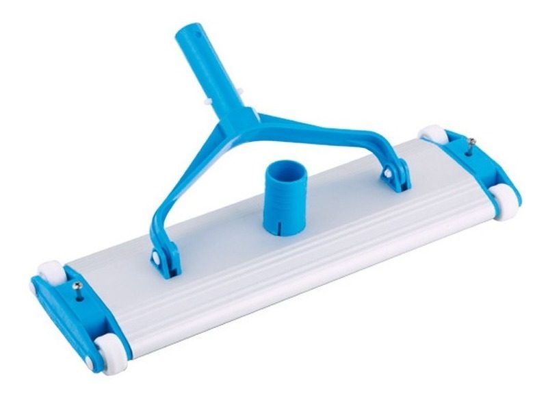 Limpiafondo De Aluminio 44,5x13cm Con 4 Ruedas Fijas