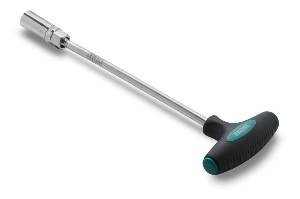 Llave Saca Bujía Magnética Articulada Bremen 16x350mm  - 1