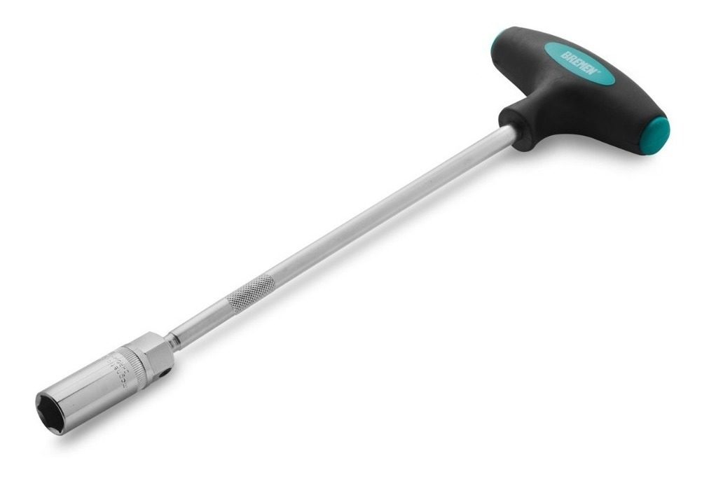 Llave Saca Bujía Magnética Articulada Bremen 16x350mm  - 2