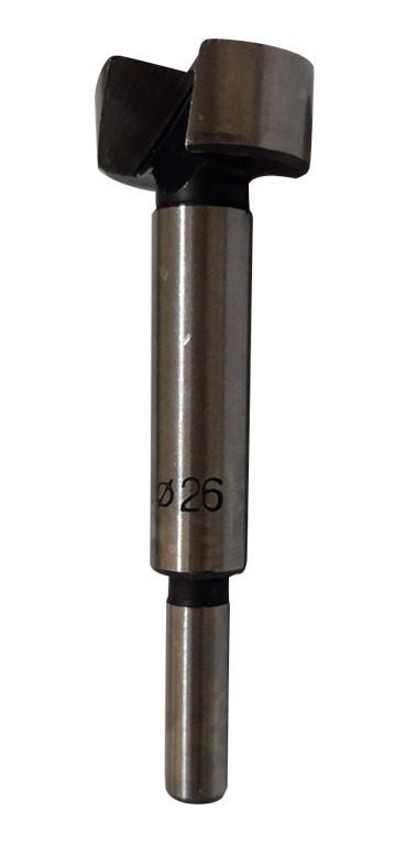Mecha Broca Forstner 26mm Aristas De Corte 42 - 48 Hrc