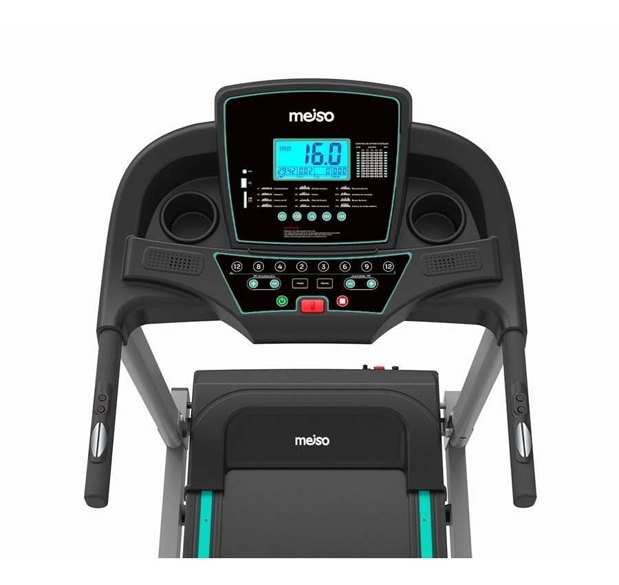 Cinta De Correr Electrica 2hp 12 Programas Vel Max 16km/h Negro - 1
