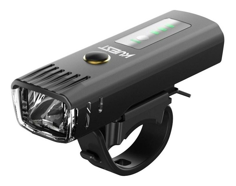 Luz Recargable Para Bicibleta 5w 10×3,3×3 Cm 4 Modos De Uso Negro