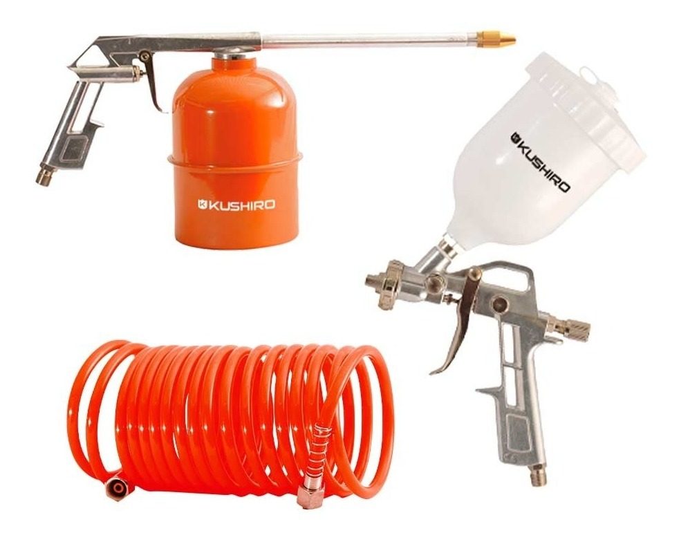 Kit 3 Piezas Para Compresor - Lavado Y Pinturas Kitm3cs