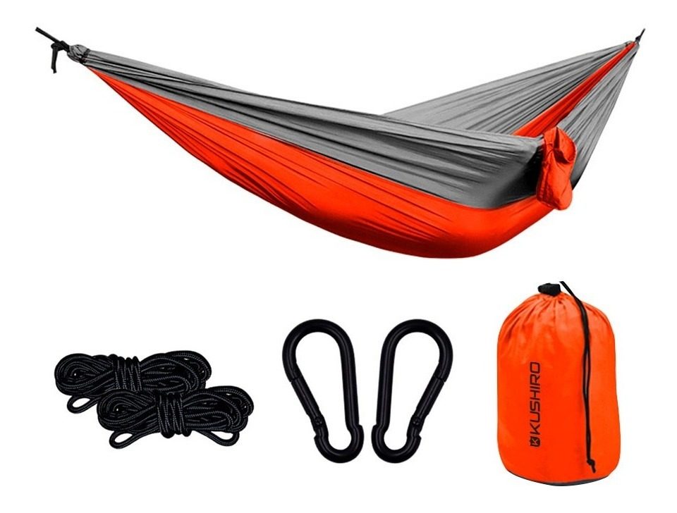 Hamaca Camping Individual 2,75m×1,4m Nylon 210t 200kg Max  - 1