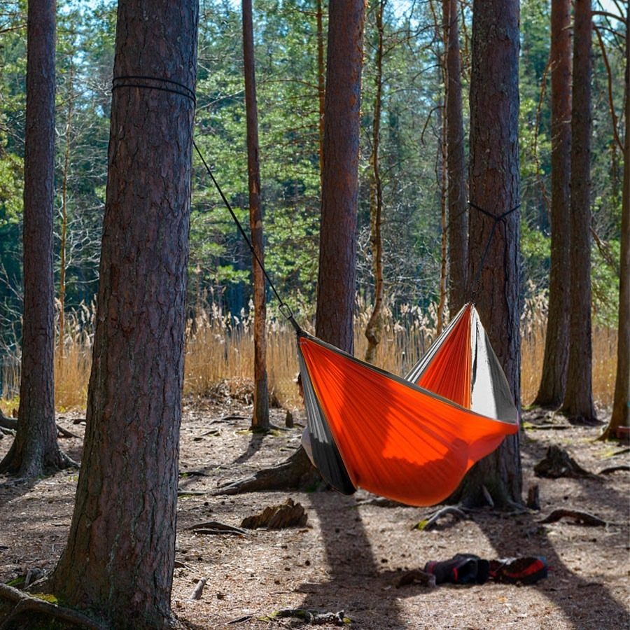 Hamaca Camping Individual 2,75m×1,4m Nylon 210t 200kg Max  - 3