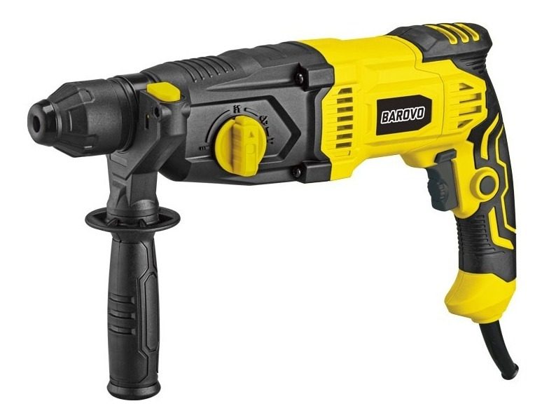 Rotopercutor Barovo 1150rpm  2,8j Incluye Maletin, Cinceles - Amarillo