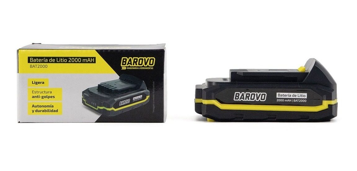 Bateria Para Herramientas 2000 Mah Barovo - 5