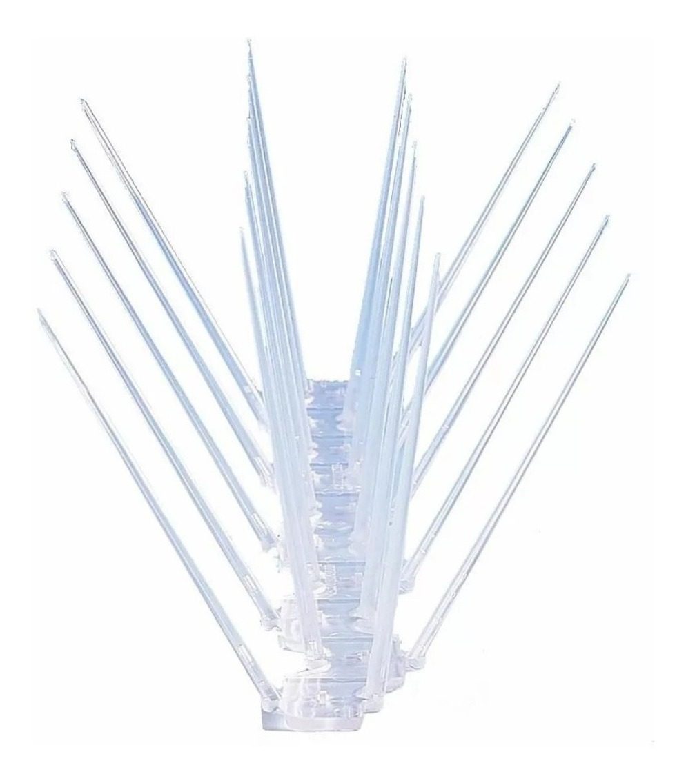 Pinchos Ahuyenta Anti Espanta Palomas 50 X 7cm Plastico Uv