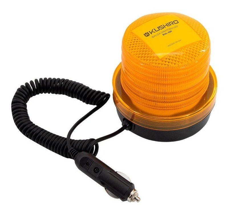 Baliza Giratoria Led 12v/24 64 Led Con 3 Funciones Abs