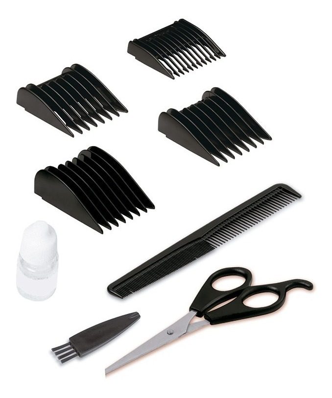 Cortadora De Cabello Motor Ac 5,5w Con Accesorios Incluidos Negro - 1