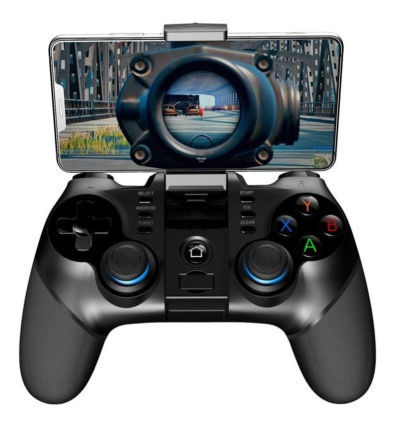 Joystick Inalambrico Con Soporte Apto (celular Ps3 Switch) Negro - 1