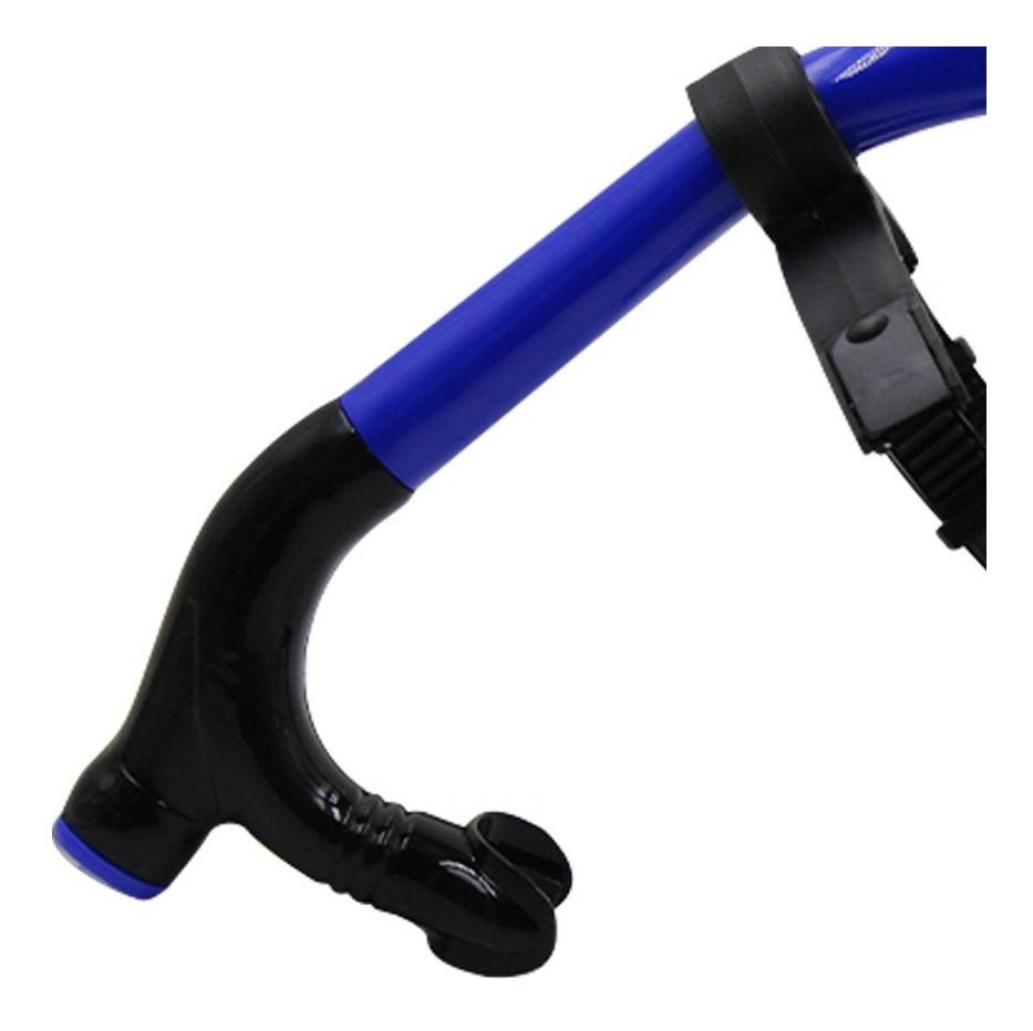 Snorkel Frontal Para Natacion Azul Pvc Largo 48cm Ajustable - 2