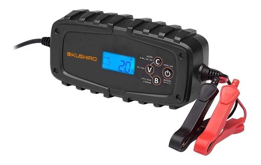 Cargador Mantenedor De Baterías 9 Pasos 4a Ciclo Automatico