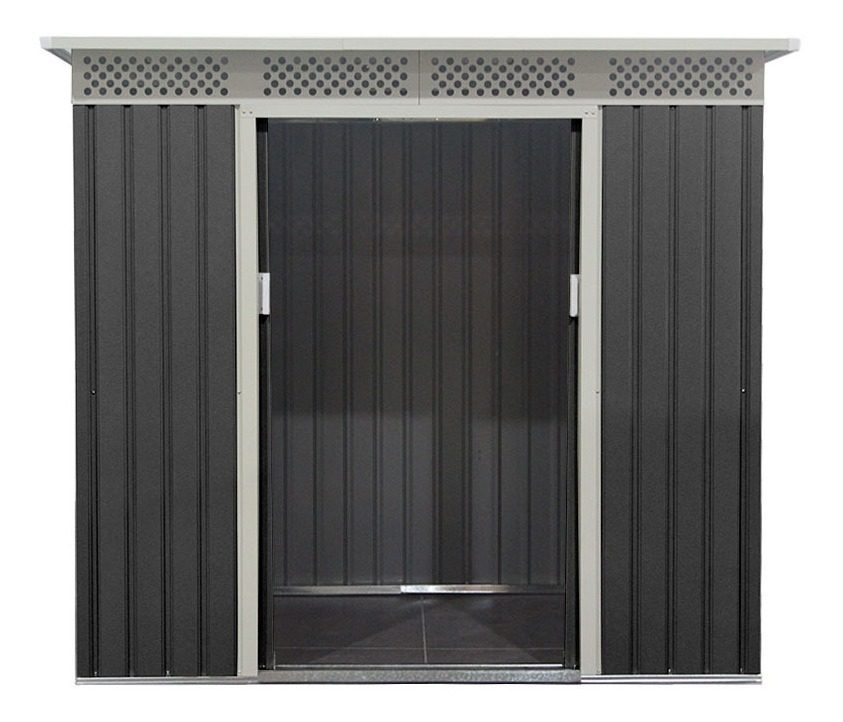 Caseta Acero Jardín 3,02mts 213×142×184cm Puertas Corredizas - 1