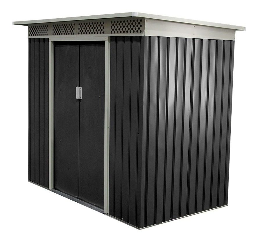 Caseta Acero Jardín 3,02mts 213×142×184cm Puertas Corredizas - 3