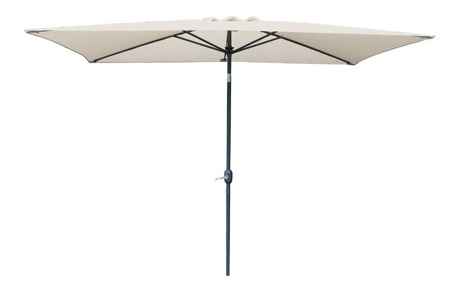 Sombrilla Jardin De Centro 2×3mts Color Natural