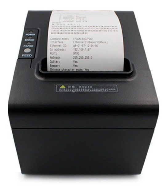 Impresora Termica Directa Imptrm80 80mm Usb+rj11 Vel 250mm/s Negro
